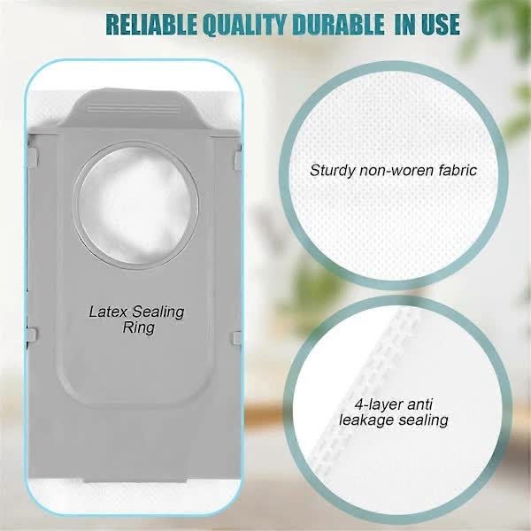 NA/Replacement Accessories for Roborock Q8 Max Q8 Max+ Q5 Pro Q5 Pro+ Vacuum Cleaner Bags Parts 8PCS 8PCS