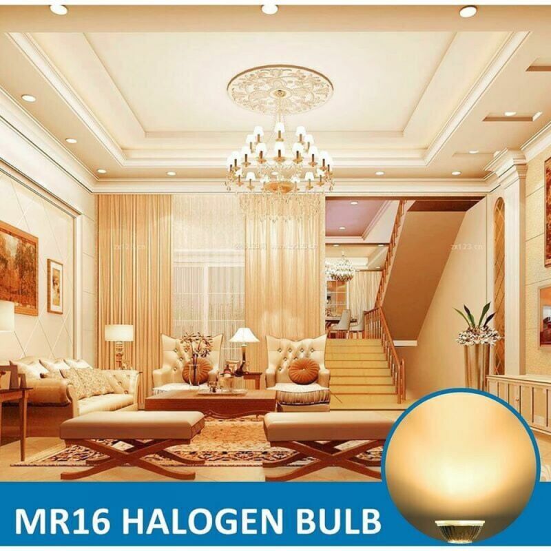 GU5.3 35W 12V Halogen lamp, MR16 Halogen Spot lamp, 6-pack