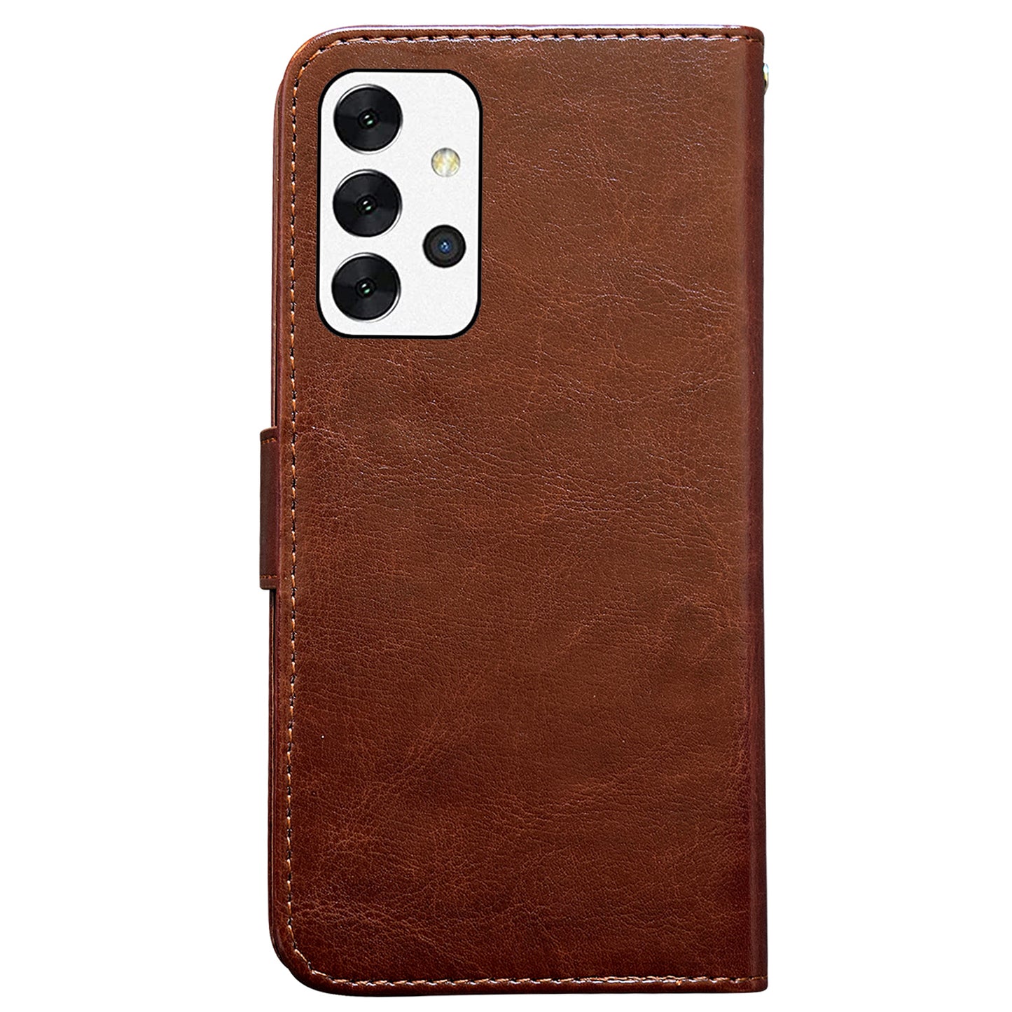 Samsung Galaxy A32 5G - Leather Case / Protection Black_max_sai Black