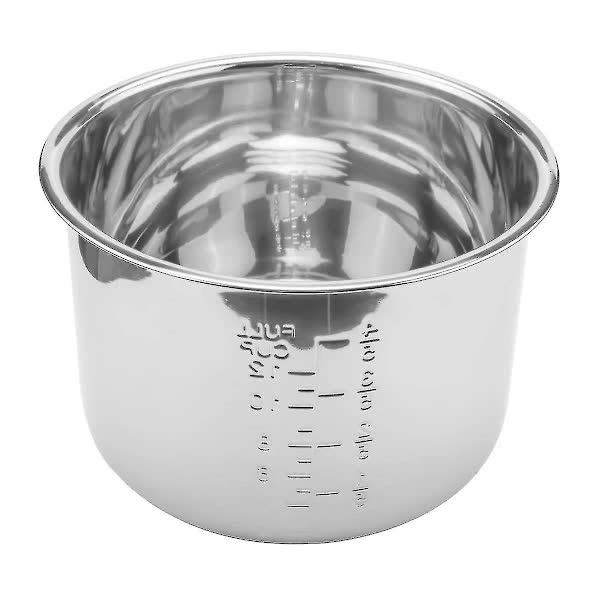 6L Pressure Cooker Inner Pot Rice Pressure Cooker Liner Stainless Steel Inner Pot Pressure Cooker L