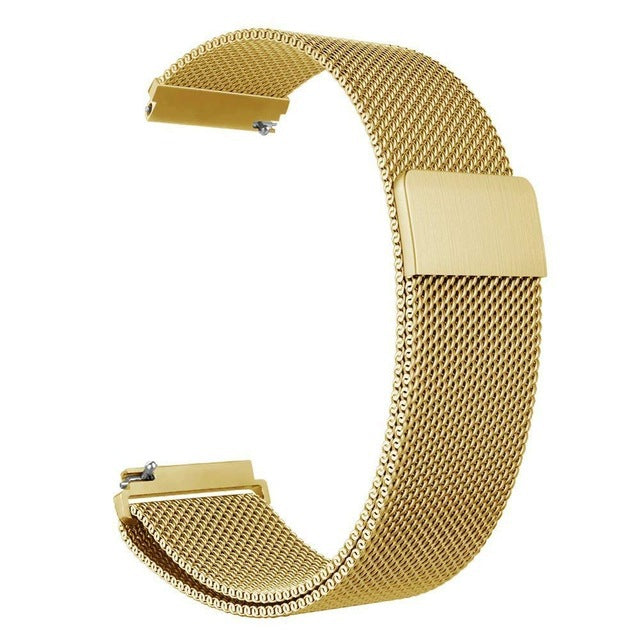 Stainless Steel Milanese Magnetic Bracelet for Garmin venu 2/venu SQ/venu 2S Venu2S Gold
