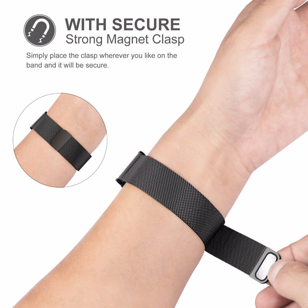 Stainless Steel Milanese Magnetic Bracelet for Garmin venu 2/venu SQ/venu 2S Venu2S Gold