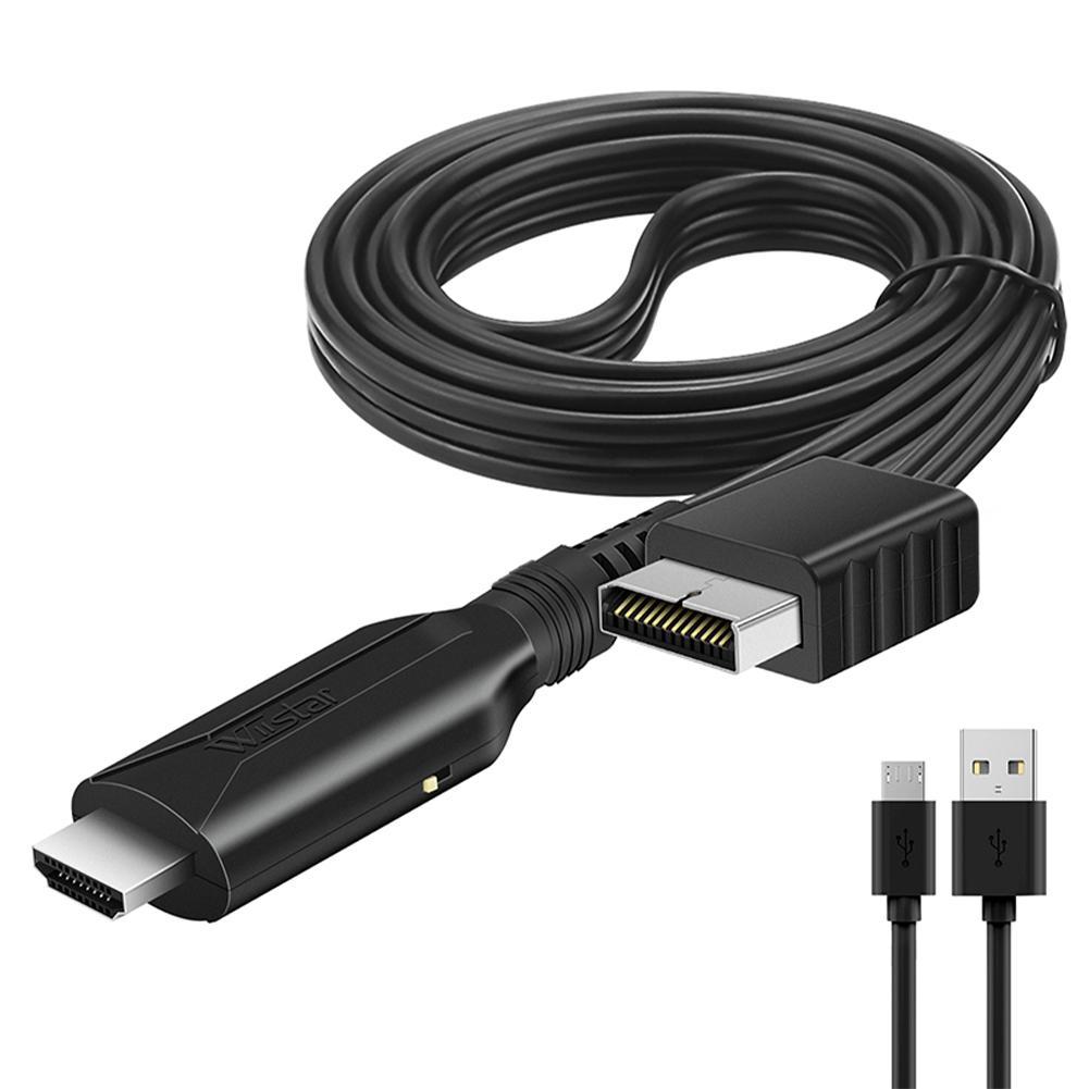 For Playstation 2 PS2 to HDMI Compatible Adapter Cable HD RCA AV Prof Hot O3