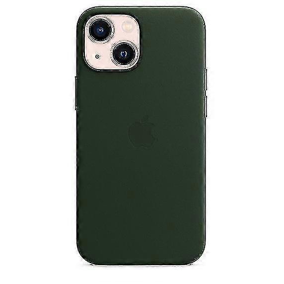 Leather Case for iPhone 13 Mini with Magsafe Sequoia Green_max Sequoia Green