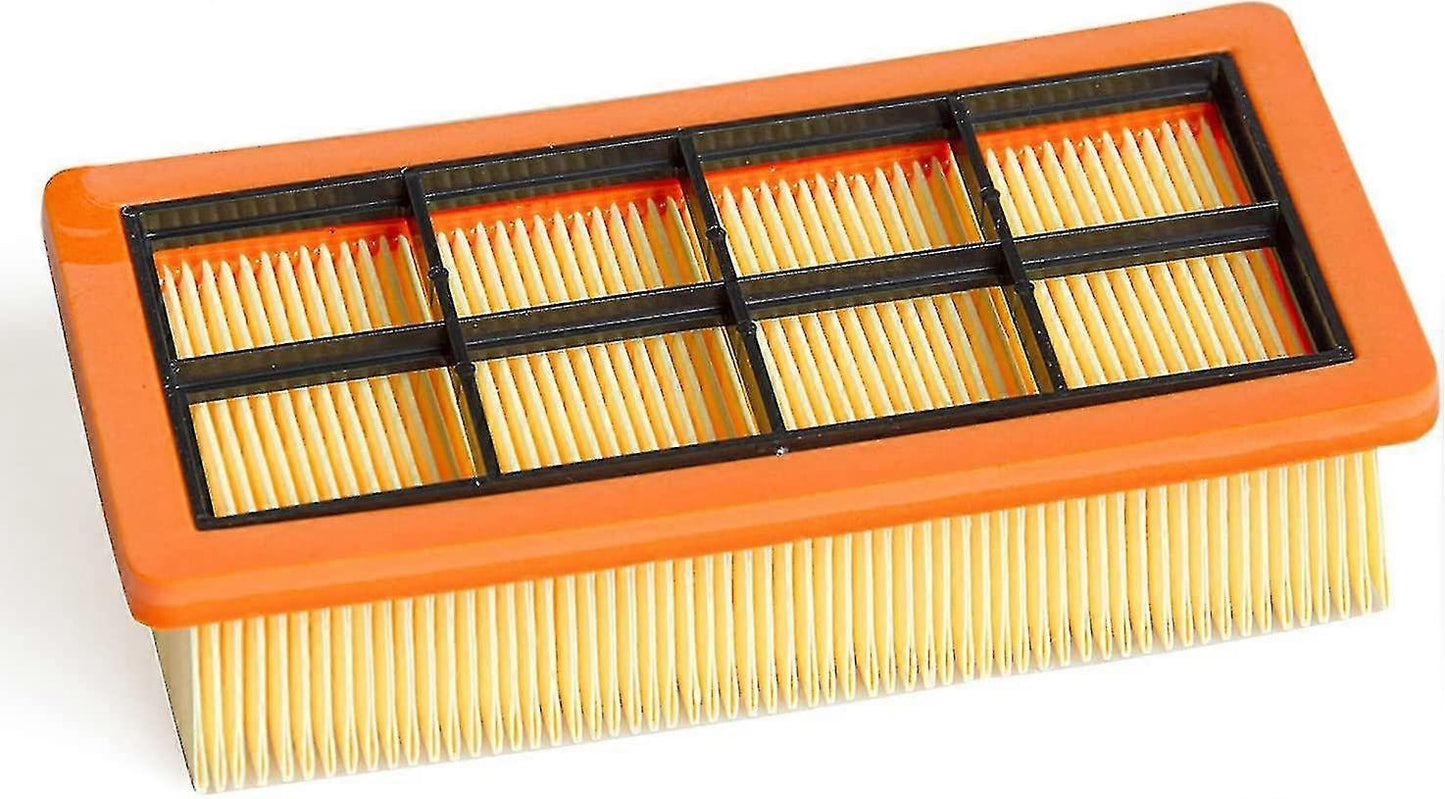 3-pack flat pleated filter for Kärcher vacuum cleaners AD 3200, AD 3 Premium and AD 4 Premium, 6.415-953.0 [BR]_jar
