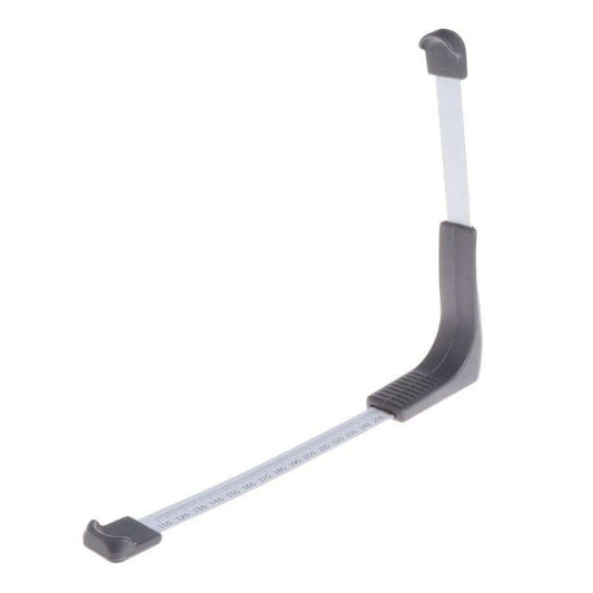 Shoe size measuring stick, foot measurer for shoes, grey
