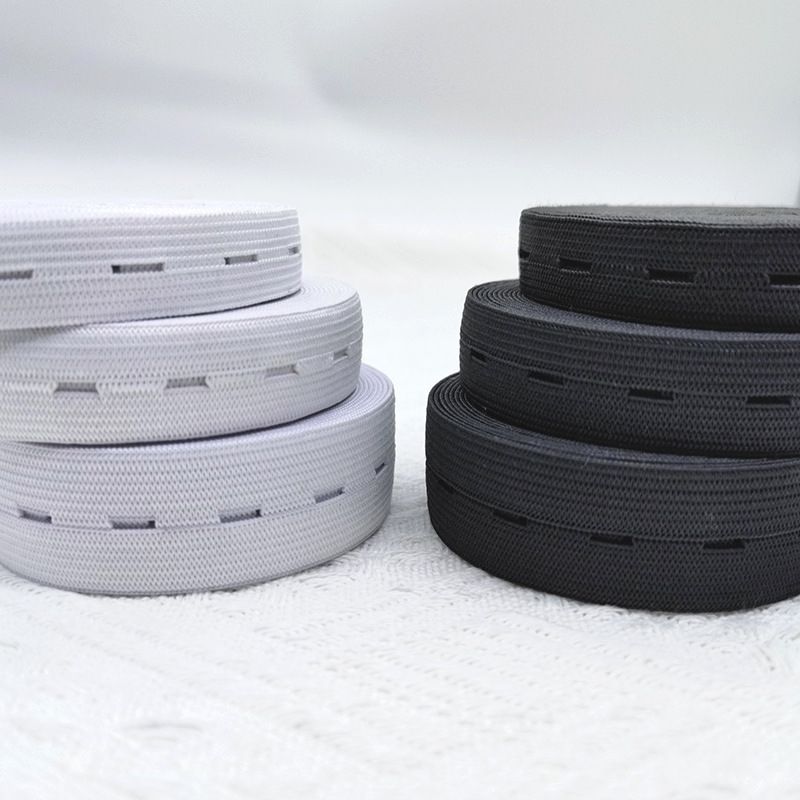 2m Elastic Buttonhole Band, Versatile Elastic Band for Sewing