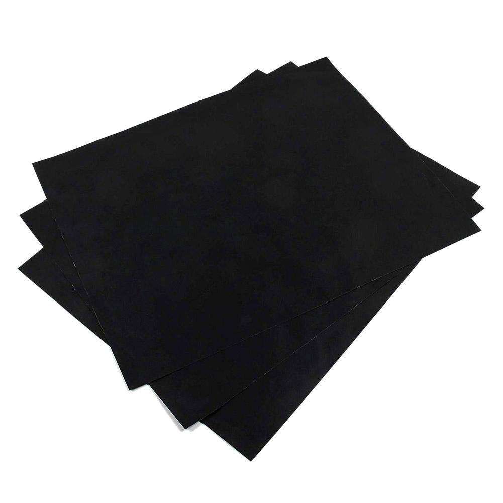 3pcs Non Stick Grill Mat Oven Baking Mat, 40x33cm, Black