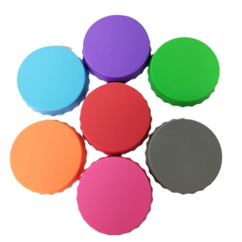 2pcs Silicone Caps Leakproof Jar Lid, MultiColor