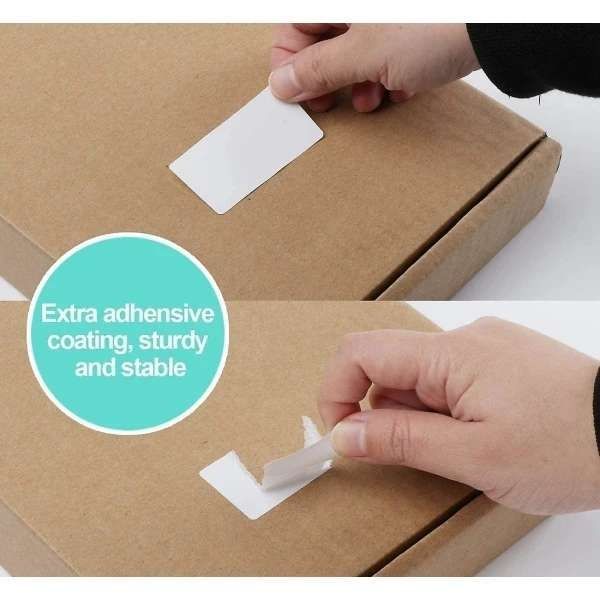 1000pcs White Self-Adhesive Labels, 50x70mm