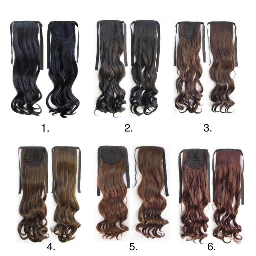 6-Piece Ponytail Hair Extension in Multiple Colors