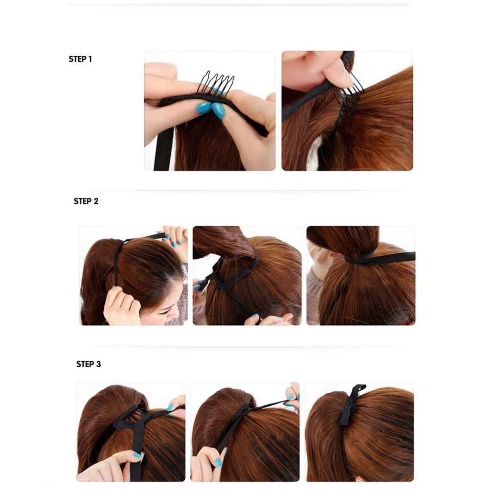 6-Piece Ponytail Hair Extension in Multiple Colors