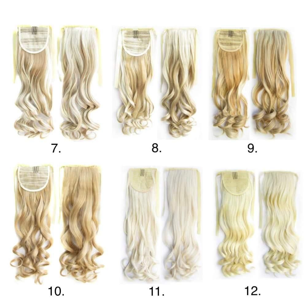 10 Inch Ponytail Hair Extension, Multiple Colors