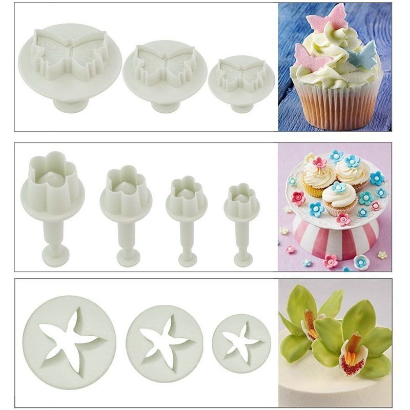 68pcs Baking Tools, Cake Decorating Utensils, White