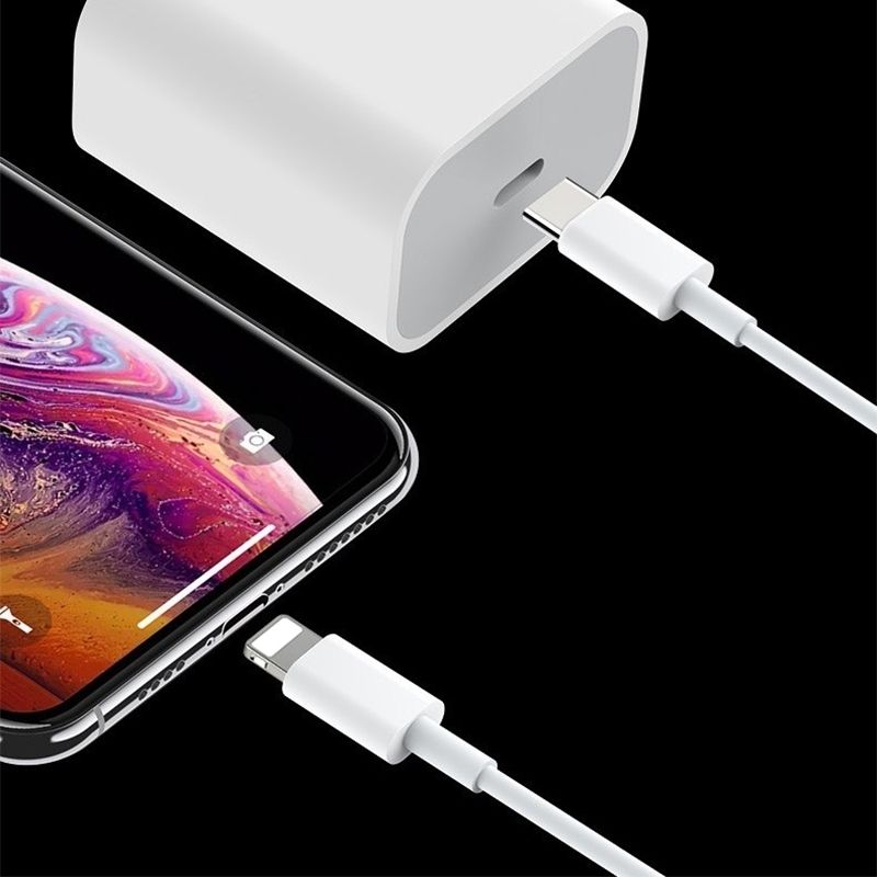 iPhone Fast Charger 2m Cable, White, Compatible with iPhone 11/12/13/14