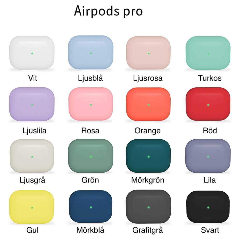 Silicone Case for AirPods Pro, Orange - Compatible with Apple