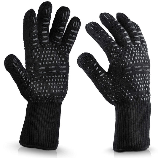 Grill mitt with super grip, Black