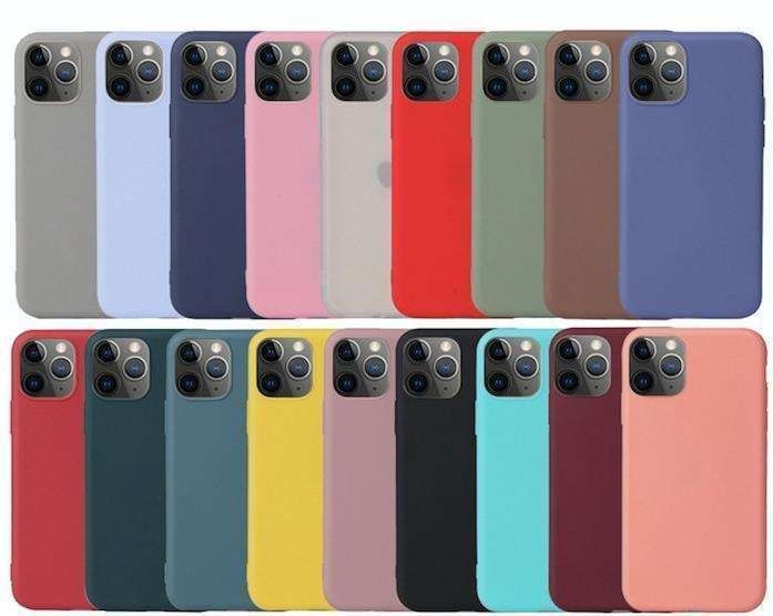 iPhone 14 Case, Dark Green Matt TPU Shell - Compatible with Apple