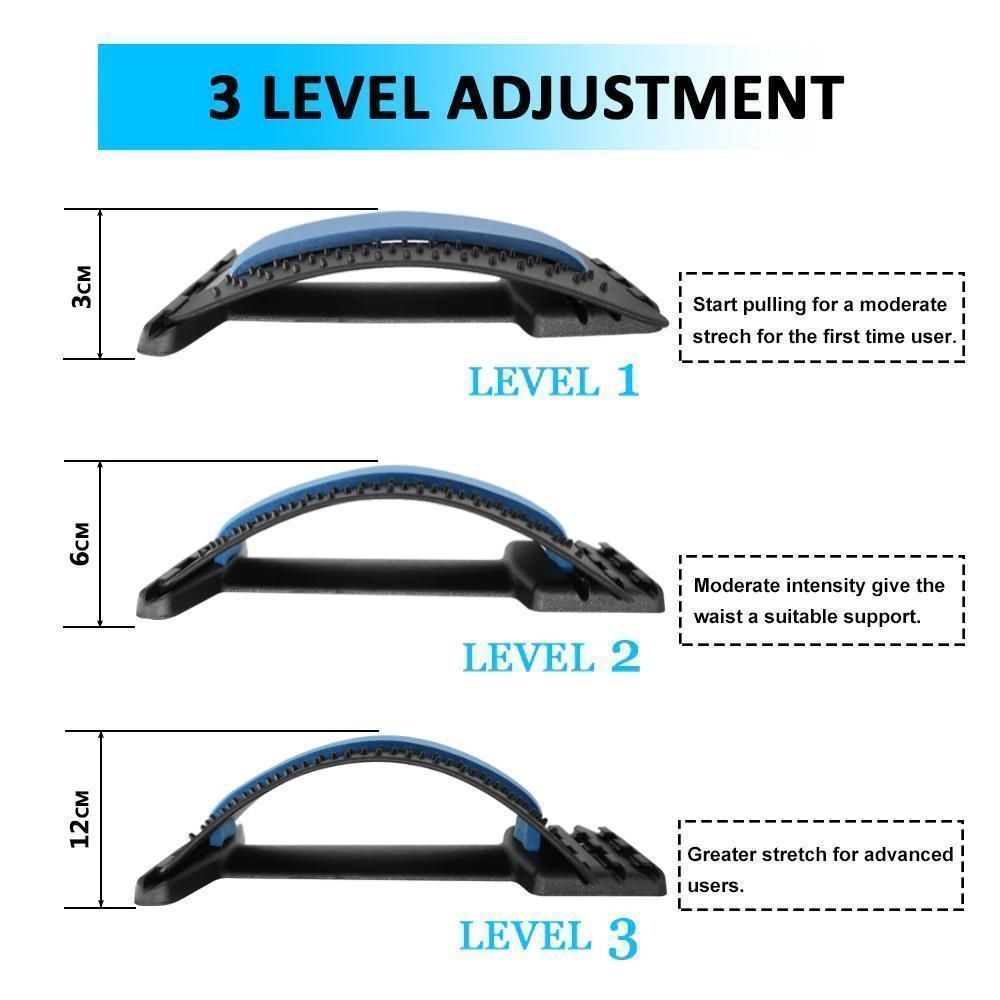 Blue Back Stretch Equipment Fitness Rygg Stretchare