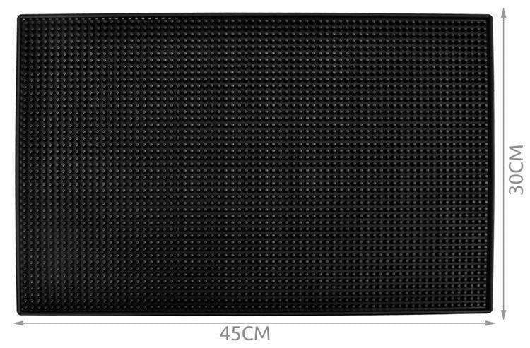 Black Dish Mat - Dish Rack, 45 x 30cm