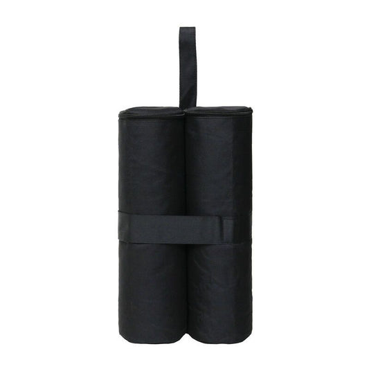 4 Pack Gazebo Weight Bags Black Fillable Ballast Bags for Party Tent and Pavilion, 60kg Max