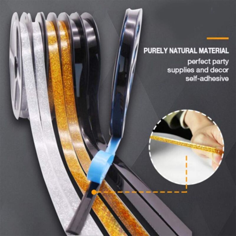 Decorative Corner Edge Tape, for Floor, Wall, Ceiling, Rose Gold