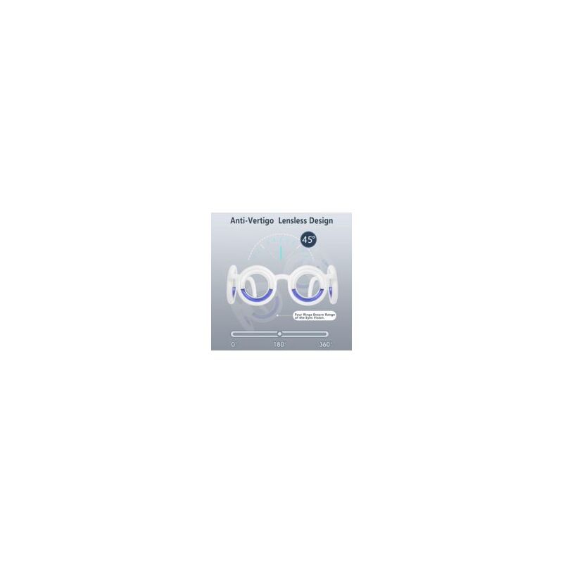 Smart Anti Motion Sickness Glasses, Ultra Light Portable Anti Nausea Glasses, Reduce Airsickness, Seasickness Glasses for Sports Travel Games