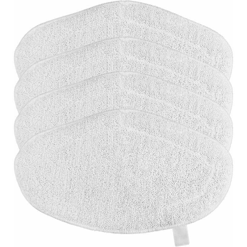 4 Pack Microfiber Cloth Wipes Compatible with Polti Vaporetto SV440