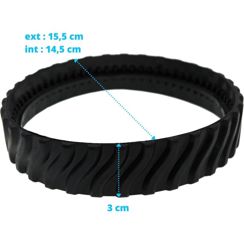 2 Tracks Compatible with Zodiac MX6 MX8 MX9 Baracuda R0526100 Robot Pool Cleaner