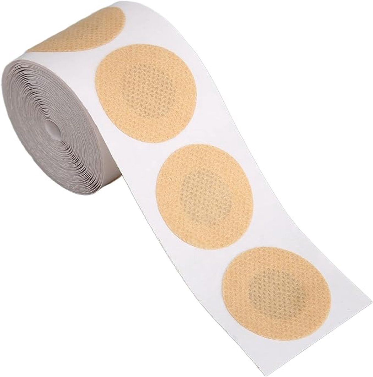 Mens Nipple Covers Tape Roll, 50 Self Adhesive Anti Chafing Pads, Sweat Resistant Soft Breathable Nonwoven, Skin Tone, 4.5 cm