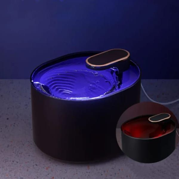 Premium Berlin‑Blue USB Automatic Cat Water Fountain with 6 Filters, Low‑Water Indicator
