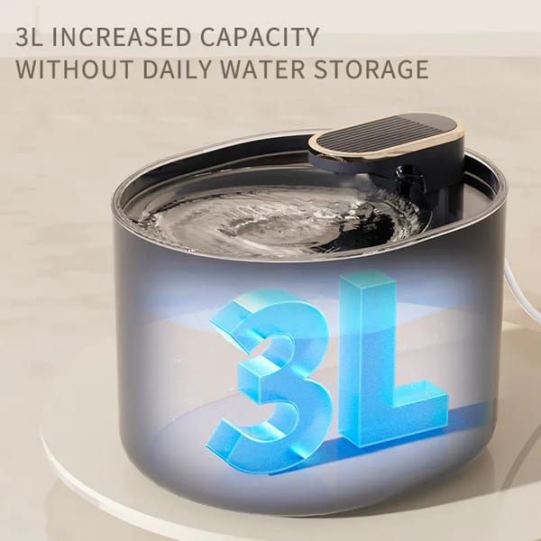 Premium Berlin‑Blue USB Automatic Cat Water Fountain with 6 Filters, Low‑Water Indicator