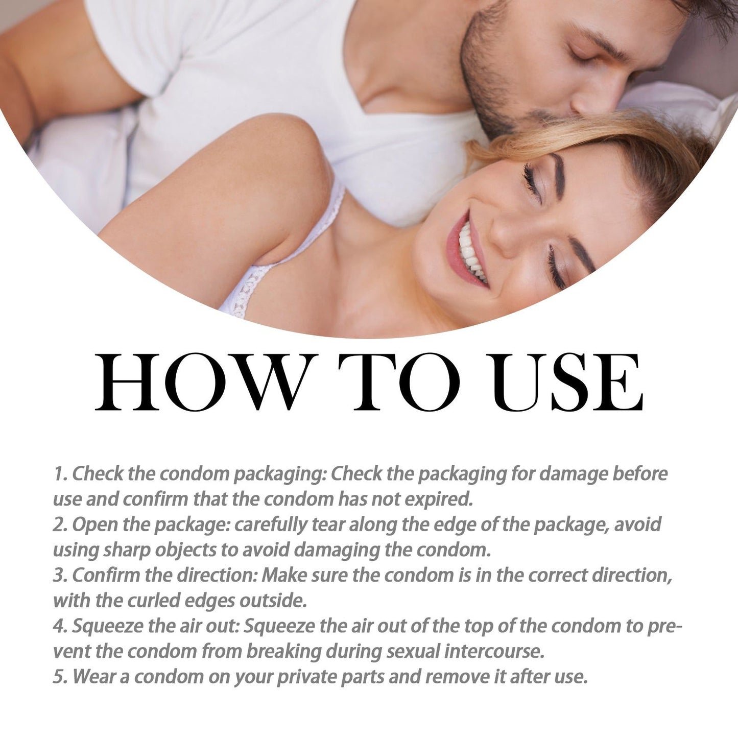 Latex Rubber Condom Couple Body Safety Protection Thread Hyaluronic Acid Series