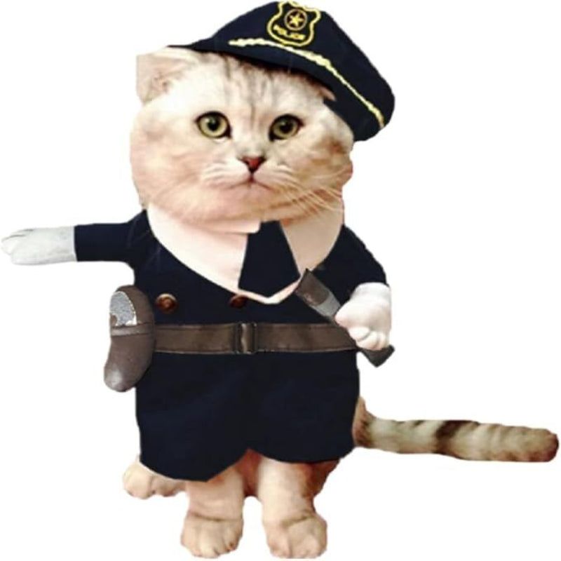 Pet Cosplay Outfit Funny Dog & Cat Costume For Parties And Holidays (Large)
