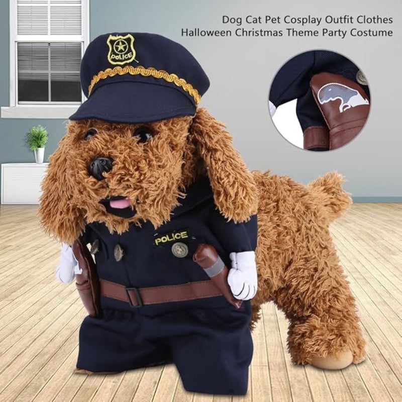 Pet Cosplay Outfit Funny Dog & Cat Costume For Parties And Holidays (Small)