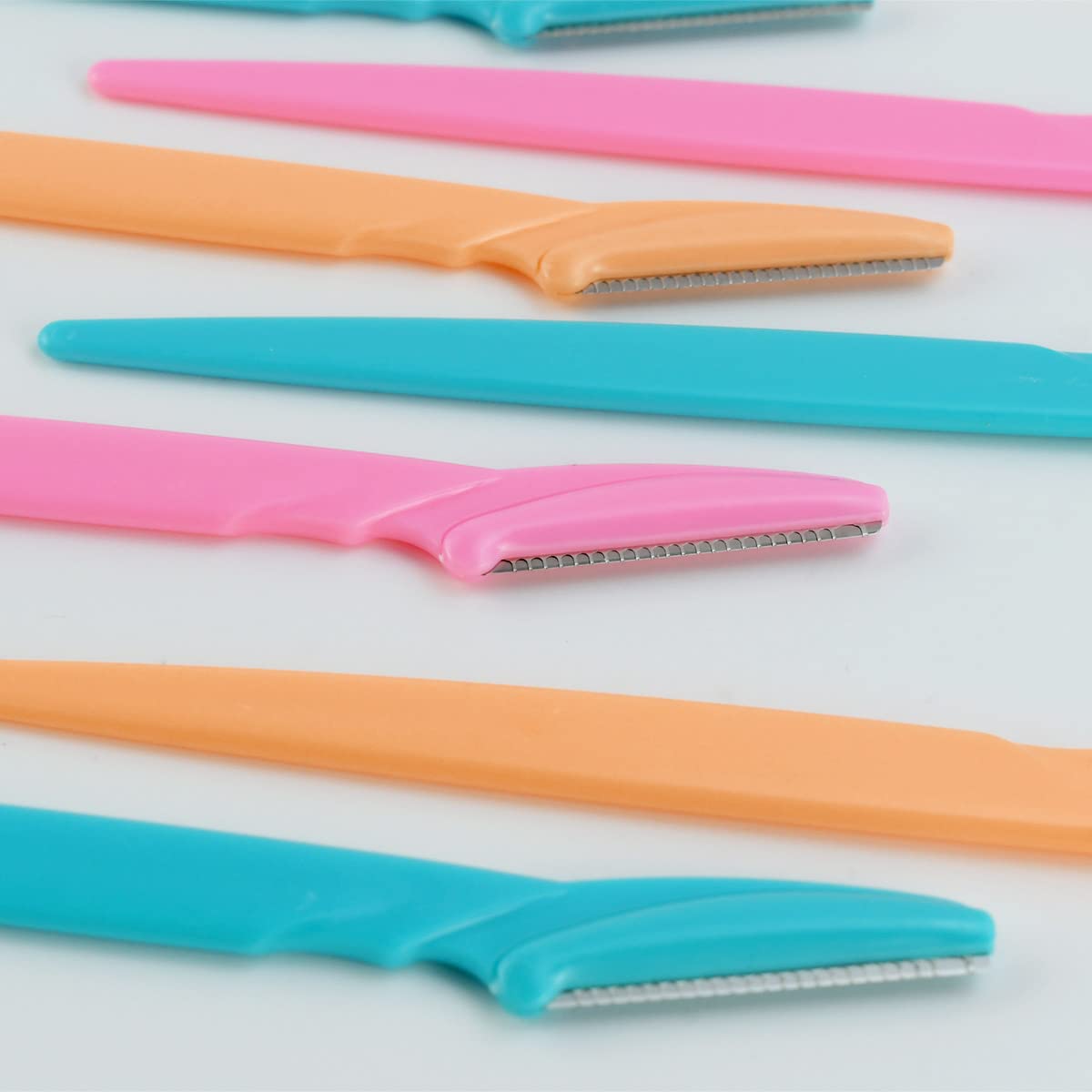 24 Pack of Eyebrow Razor for Women Face Razors Trimmer Dermaplaning Tool Facial with Safety Cover Multipurpose Exfoliating Hair Shaper Shaver Precision Men