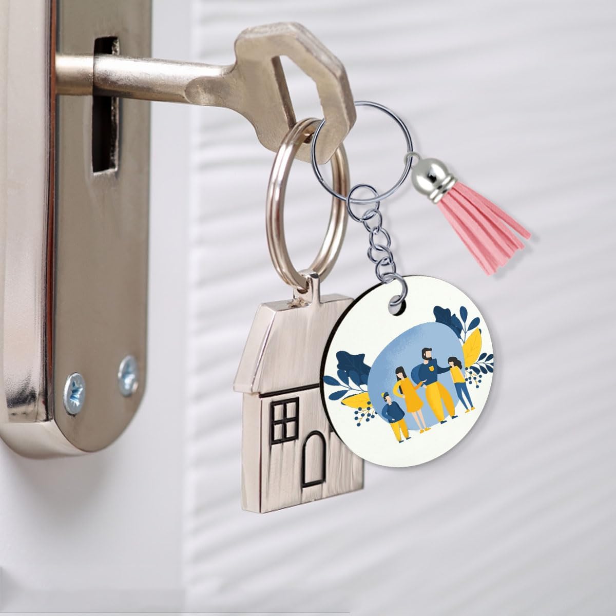 40 PCS Leather Tassels Keychain Bulk with Tassel Key Chain Rings Jump Blanks Mini Charms for Jewelry Making Crafts Supplies Blank Handmade DIY Earring Bracelets Cap (Multiple Colors)