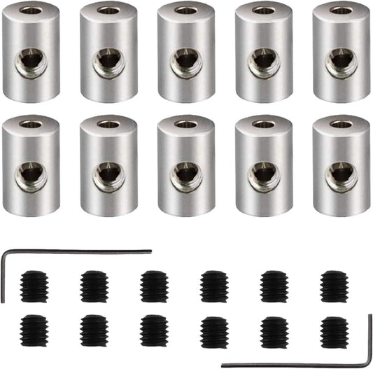 Pin Locking Backs Pin Locks Backs Locking Pinbacking Pinback Clasp for Insignia Name Tag Landyards Badge (10pcs, Allen Wrench Included)