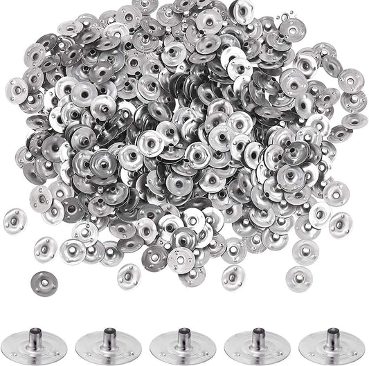 Candle Wick Base 100pcs Candle Wick Cilps Sustainer Tabs for DIY and Making (12.5mm/ 0.5inch)