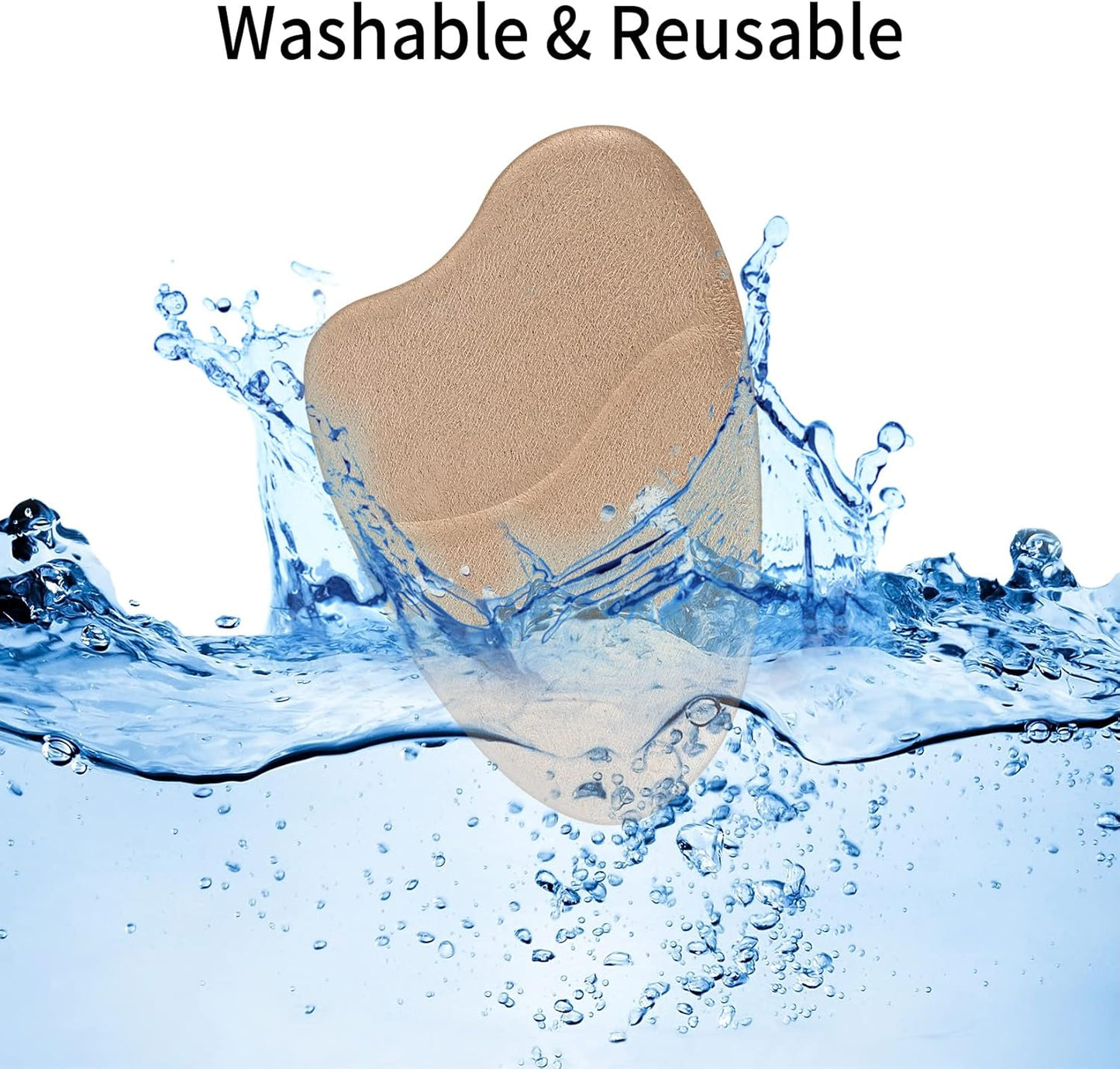 4 Pairs Forefoot Cushion Inserts for Women Shoes,Non-Sliding Insole Pads for Open Toe Heel Pads Inserts for Too Big Shoe,No Slip Heel Grips Liners Pads for Loose Shoe,Ball of Foot Cushions