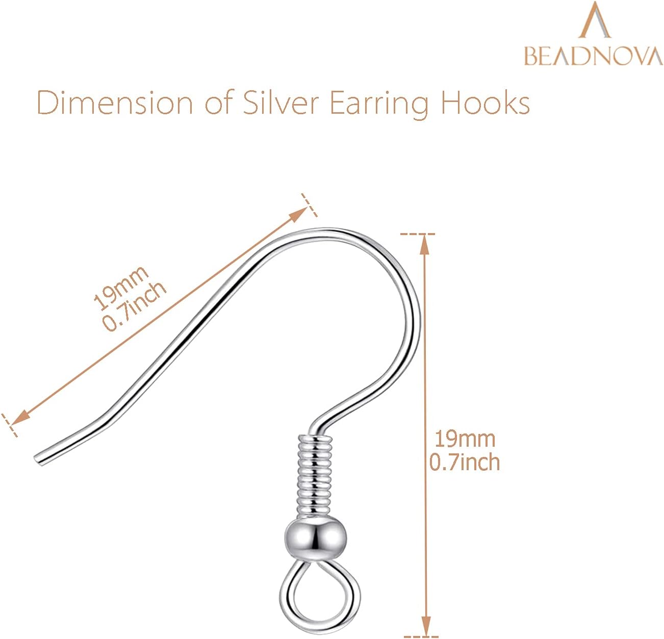 Fish Hook Earring Hooks 150pcs Earring Findings with Backs for Ear Wire Supplies Ear Post Making DIY (150pcs Silver Earrwires and 150 pcs Backs, Total 300pcs)