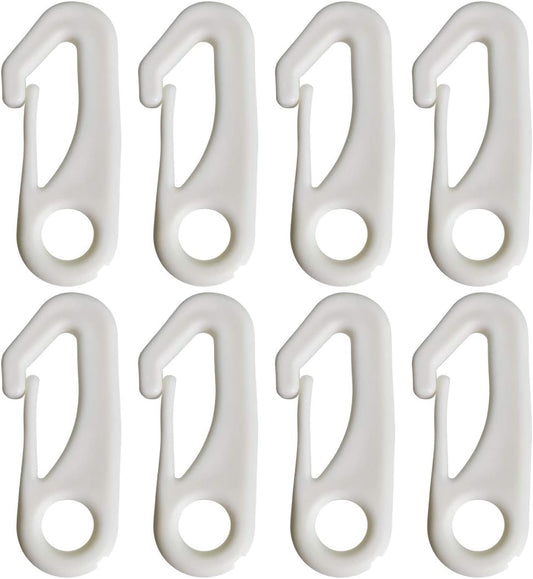 Profession Flag Pole Clip Snap Hooks Durable Nylon Flag Clips Flag Pole Accessory - Attach Flags Hooks to Halyard Rope and Buckle The Flag(Pack of 8)