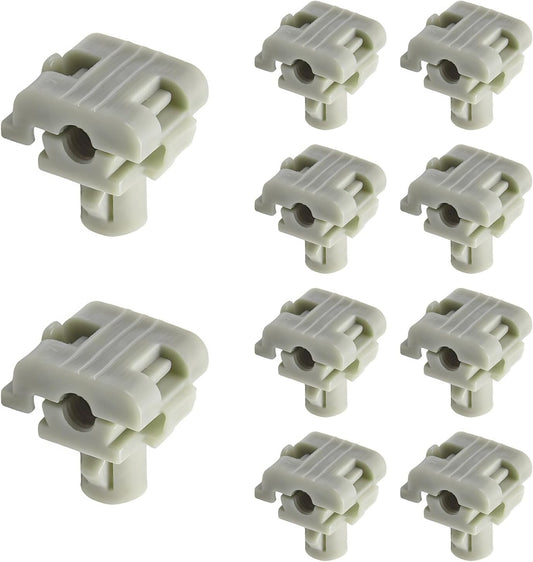 10 PCS Car Door Lock Rod Clips, OEM 16629990 16675980 Tailgate Latch Clip Fits 5/32" Rods, Tailgate Handle Rod Retainers Door Locking Clips Replacement for F150 F250 F350