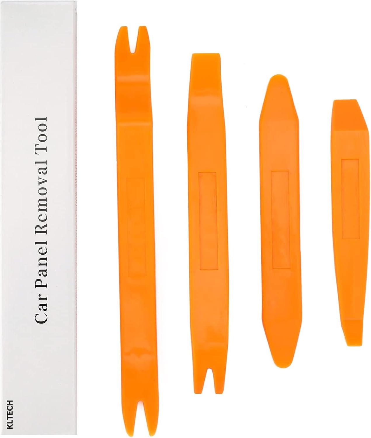 4Pcs Auto Door Clip Panel Trim Removal Tool Kits Thick Plastic Car Tools for Car Dash Radio Audio Installer Pry Tool with Paper Box