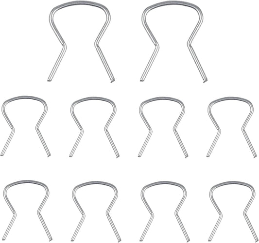 10PCS Car Window Crank Retainer Clips,Metal Car Window Handle Fasteners for Securing Door Handle Cranks,Universal Car Accessories Automotive Clips for Door Window Handle (10PCS)