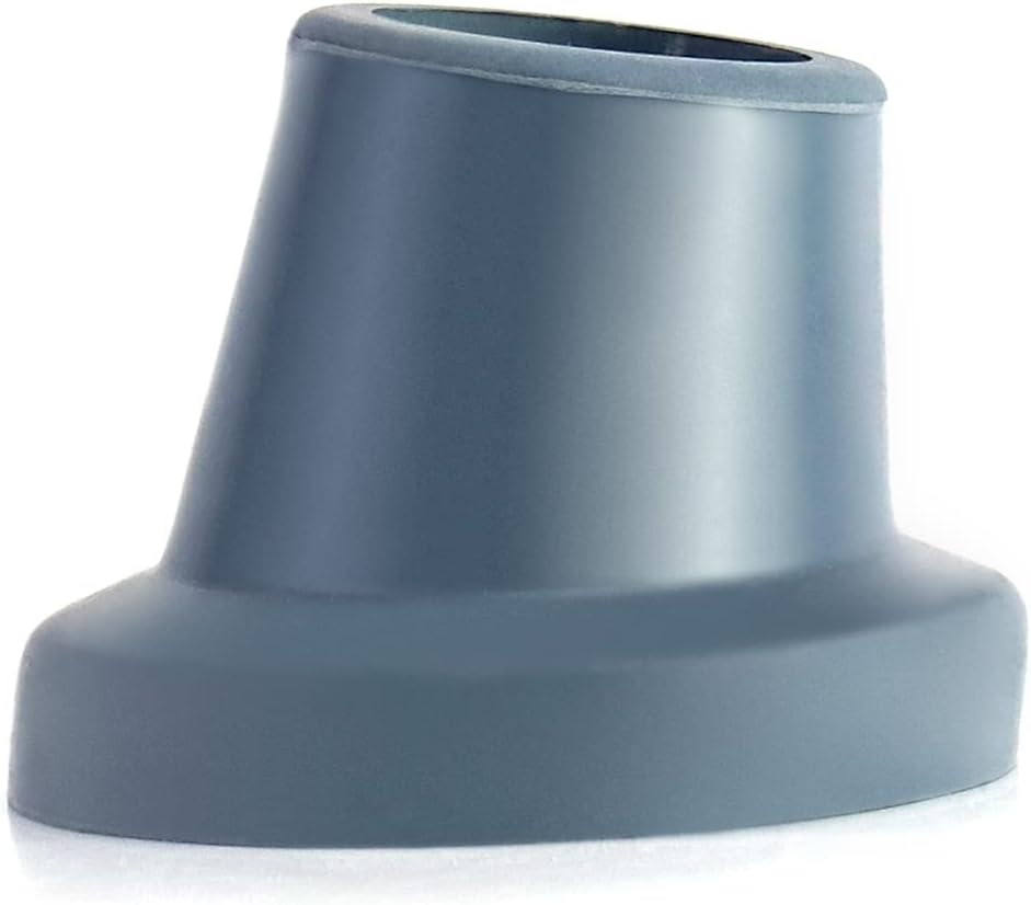 Replacement Feet for Shower Chair Bath Seat, 4 Pack 1" I.D Slope Rubber Tips Shower Bench and Tub Transfer Benches Suction Cup Feet, Grey