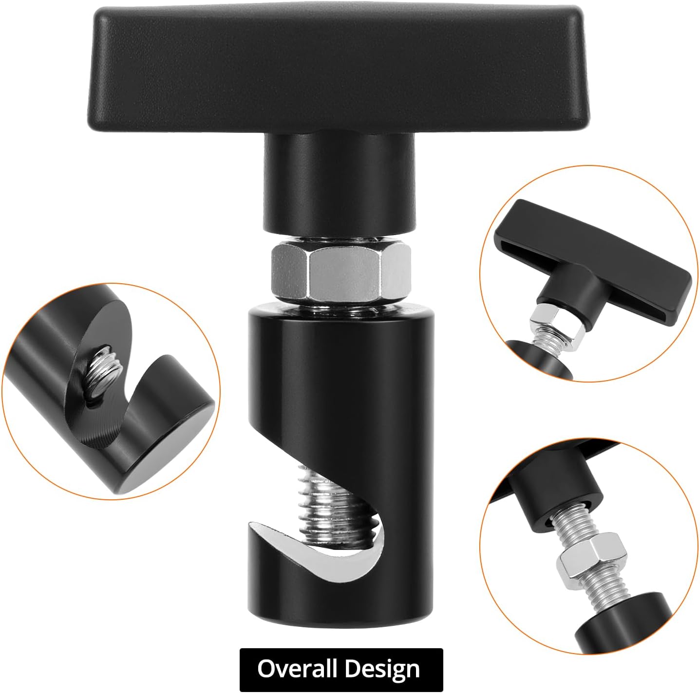 Lift Support Clamp for Hood Strut - 2 Pack Shock Prop Strut Stopper and Retainer Tool for Car Hood, Liftgate, Trunk