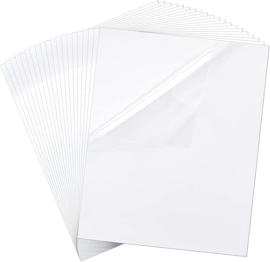 20 Pcs Car Windshield Sticker Applicator Bulk 5 x 6 Inch Static Cling Window Film for for Easy Application Clear Vinyl Car Window Windshield Protection Film Sticker Auto Removal Decal Shield