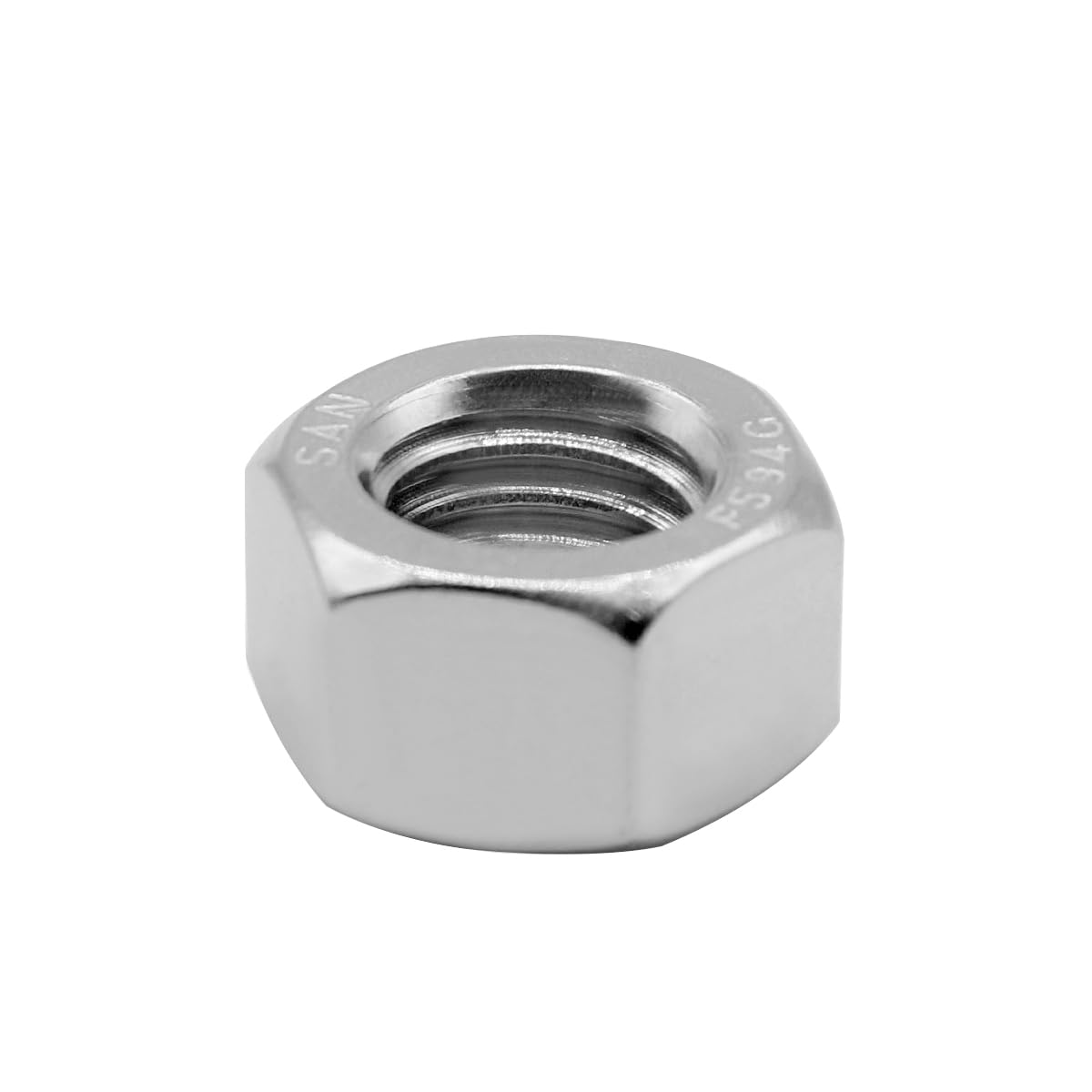 50PCS M6-1.0 Nuts 18-8 (304) Stainless Hardware Nuts Commercial Grade for Boats Dock Car