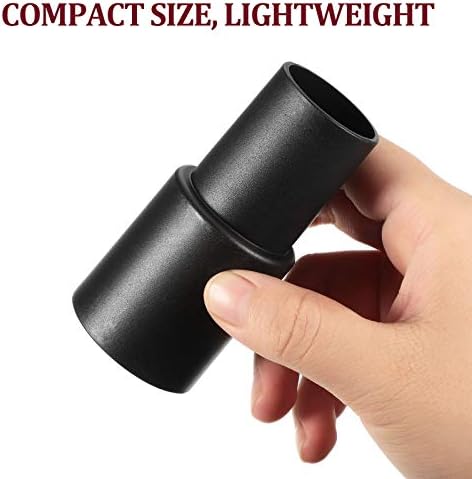 2 Pieces Cleaner Adapter 35mm (1-3/8 Inch) to 32 mm (1-1/4 Inch) for Inner Diameter 32 Brush Fit to Outer Diameter 35 Tube Plastic Vacuum Hose Adapter